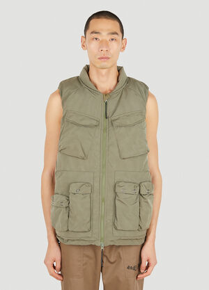 Liberaiders Utility Vest II Sleeveless Jacket Green lib0151004