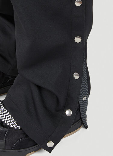 Lanvin 刺绣徽标运动裤 黑色 lnv0151009