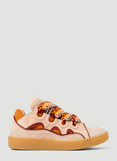 Lanvin Curb Sneakers Orange lnv0152010