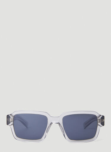 Prada 矩形镜框太阳镜 透明色 lpr0151003