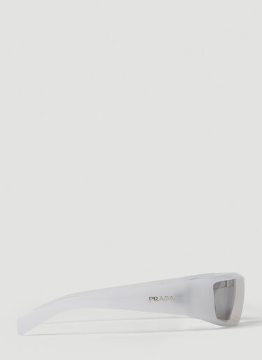Prada D 形框太阳镜 白色 lpr0351002