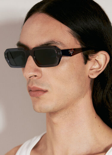 Prada 透明镜框太阳镜 棕色 lpr0355003