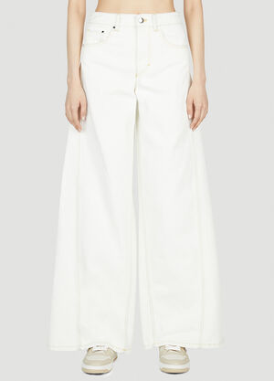 Moncler x Alicia Keys Wide Leg Pants White mak0251005