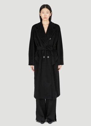 Max Mara Madame 101801 Coat Black max0250002