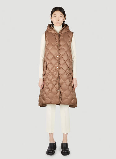 Gisoft 민소매 코트 Max Mara Gisoft 민소매 코트 브라운 max0251043