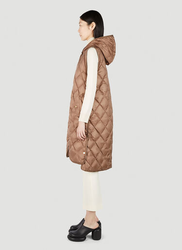 Gisoft 민소매 코트 Max Mara Gisoft 민소매 코트 브라운 max0251043
