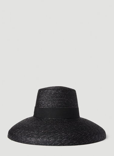 Corona Raffia Hat Max Mara Corona Raffia Hat Black max0252033