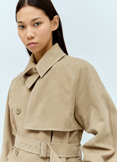 누벅 트렌치 코트 Max Mara 누벅 트렌치 코트 베이지 max0256059