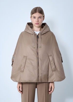 Max Mara Oversized Nylon Jacket Camel max0261044