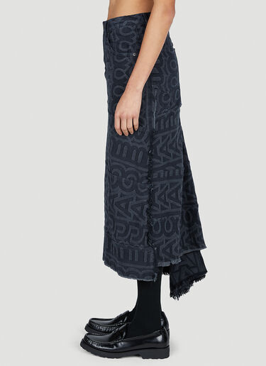 모노그램 데님 스커트 Marc Jacobs 모노그램 데님 스커트 Black mcj0251006