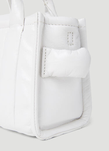Marc Jacobs 샤이니 크링클 마이크로 토트백 화이트 mcj0253008