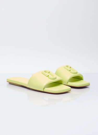 The J Marc 皮革拖鞋 Marc Jacobs The J Marc 皮革拖鞋 绿 mcj0255001