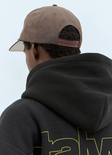 Metal Logo Baseball Cap Metalwood Studio Metal Logo Baseball Cap Brown met0156007