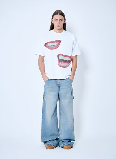 Oversized Smile T-Shirt Metalwood Studio Oversized Smile T-Shirt White met0158002