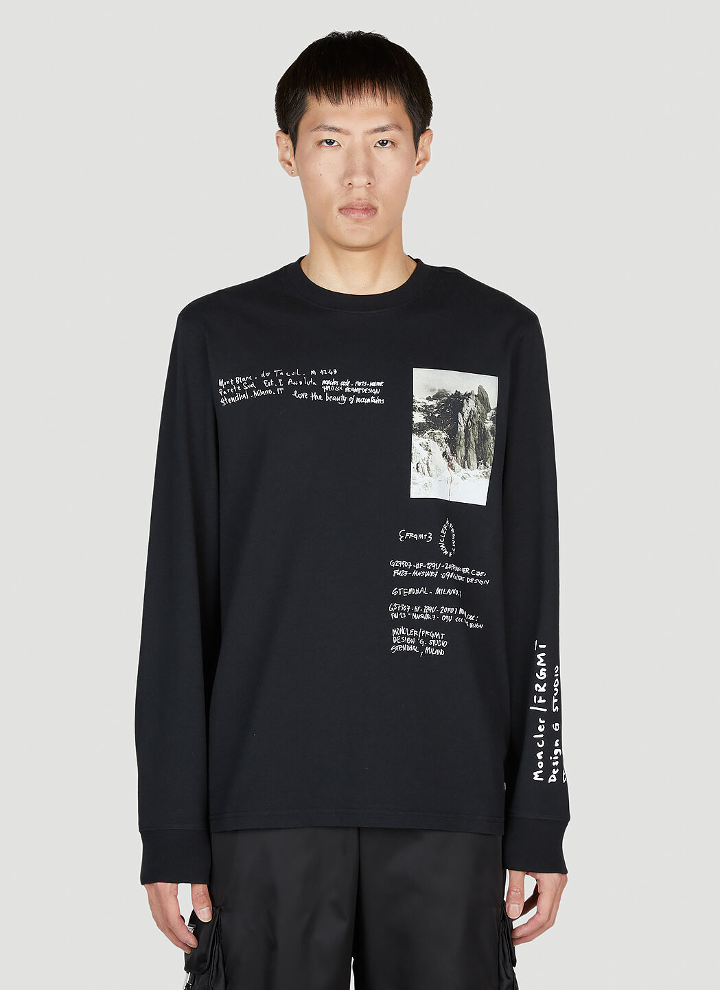 MONCLER モンクレール FRGMT Cartoon 長袖 シャツ MONCLER モンクレール FRGMT Cartoon 長袖 シャツ トップス