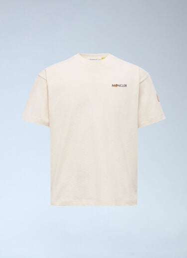 Moncler x Gilga Farm by Donald Glover Logo Motif T-Shirt White mgf0162004