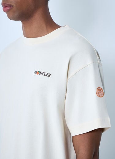 Moncler x Gilga Farm by Donald Glover Logo Motif T-Shirt White mgf0162004