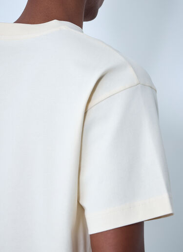 Logo Motif T-Shirt Moncler x Gilga Farm by Donald Glover Logo Motif T-Shirt White mgf0162004