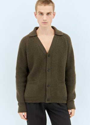 MHL by Margaret Howell Collared Cardigan Khaki mhl0158003