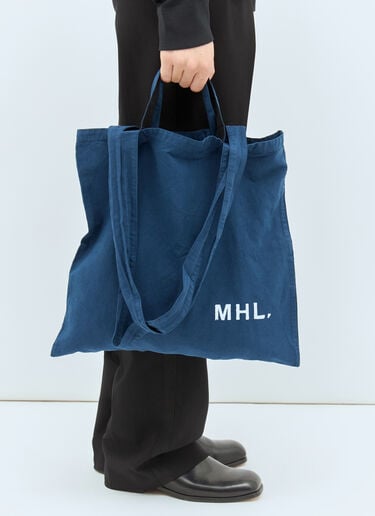 캔버스 토트백 MHL by Margaret Howell 캔버스 토트백 블루 mhl0158012