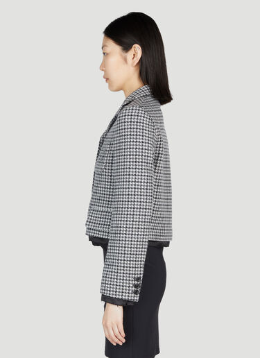 Miu Miu 트위드 크롭 블레이저 그레이 miu0254022