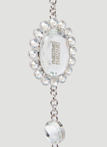 Miu Crystal 皮革手提包 Miu Miu Miu Crystal 皮革手提包 黑色 miu0254069