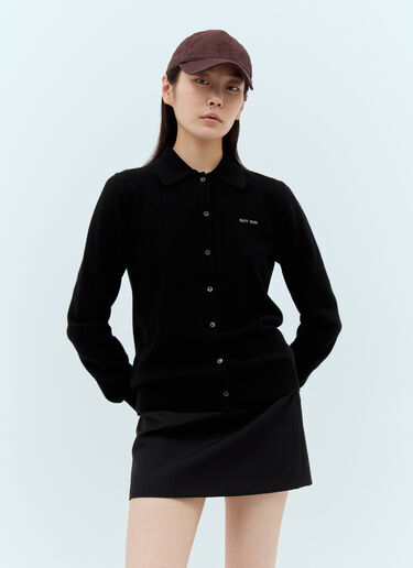 드릴 베이스볼 캡 Miu Miu 드릴 베이스볼 캡 버건디 miu0257020