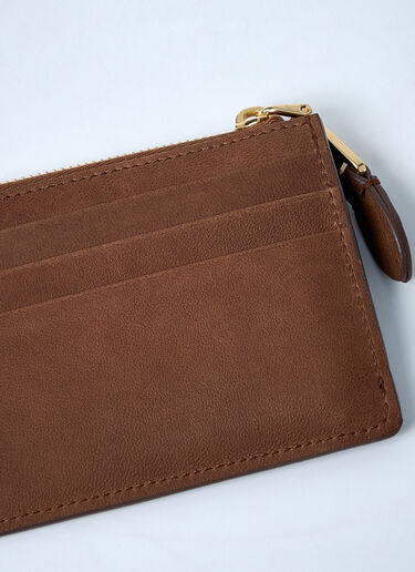 Miu Miu Leather Cardholder Beige miu0261026