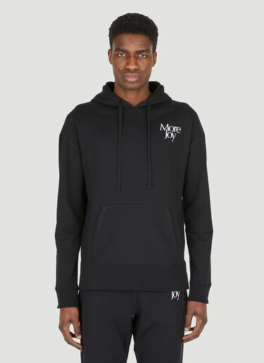 Logo Embroidered Hooded Sweatshirt More Joy Logo Embroidered Hooded Sweatshirt Black mjy0347018