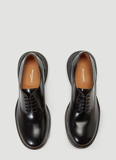 Airbag Heel Leather Shoes Maison Margiela Airbag Heel Leather Shoes Black mla0139028