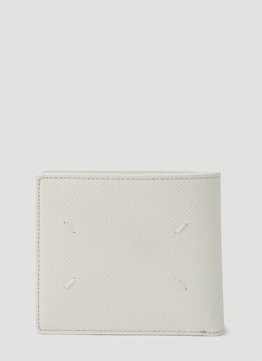 Maison Margiela 시그니처 스티치 바이폴드 지갑 화이트 mla0151039