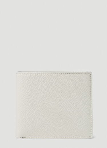 Maison Margiela 시그니처 스티치 바이폴드 지갑 화이트 mla0151039