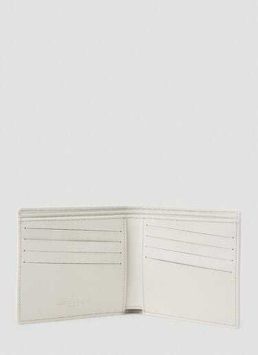 Maison Margiela 시그니처 스티치 바이폴드 지갑 화이트 mla0151039