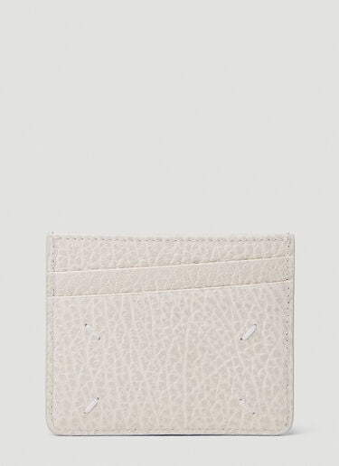 Maison Margiela 시그니처 스티치 카드홀더 화이트 mla0151051