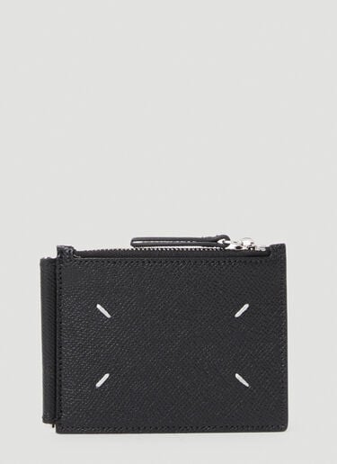 Maison Margiela Money Clip Wallet Black mla0153033