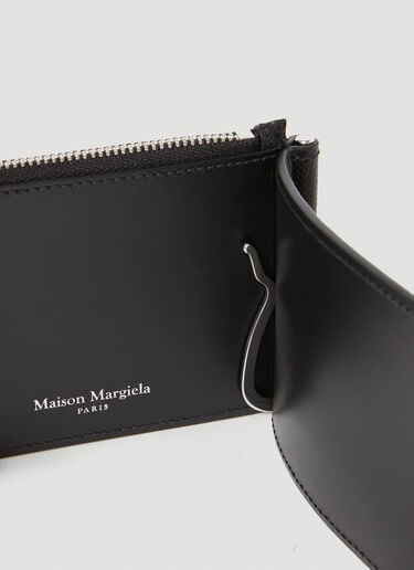 Maison Margiela Money Clip Wallet Black mla0153033
