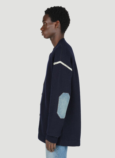 Maison Margiela 护肘针织开衫 藏蓝 mla0154006