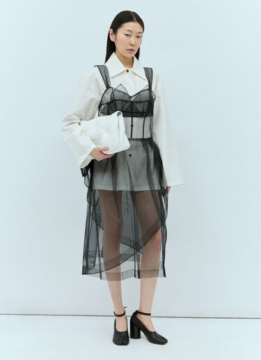 미디엄 글램 슬램 플랩 숄더백 Maison Margiela 미디엄 글램 슬램 플랩 숄더백 화이트 mla0249005