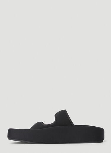 Twin Strap Slides MM6 Maison Margiela Twin Strap Slides Black mmm0152010