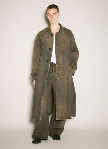 MM6 Maison Margiela 牛仔风衣 棕色 mmm0158001