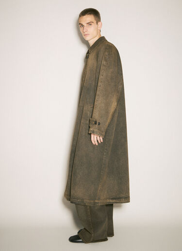 MM6 Maison Margiela 牛仔风衣 棕色 mmm0158001
