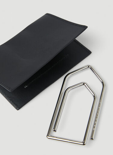 MM6 Maison Margiela Logo Engraved Clip Black mmm0247041