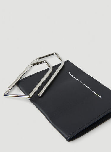 MM6 Maison Margiela Logo Engraved Clip Black mmm0247041