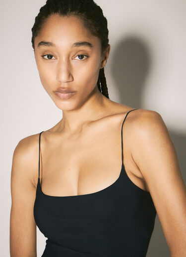 Fluid Maxi Dress MM6 Maison Margiela Fluid Maxi Dress Black mmm0257003