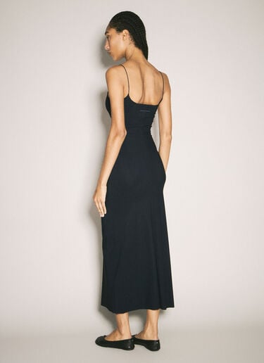 MM6 Maison Margiela Fluid Maxi Dress Black mmm0257003
