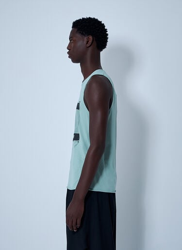 Logo Motif Tank Top MM6 Maison Margiela x Salomon Logo Motif Tank Top Green mms0161005