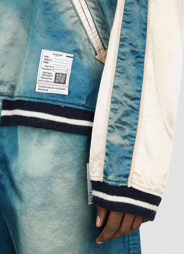 Faded Bomber Jacket Maison Mihara Yasuhiro Faded Bomber Jacket Blue mmy0152001