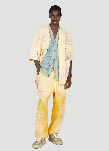 Maison Mihara Yasuhiro Bleached Pants Yellow mmy0152006