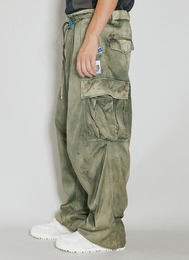 Maison Mihara Yasuhiro 빅 카고 팬츠 카키 mmy0154001