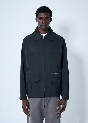 Marni Water-Repellent Taffeta Jacket Black mni0160004